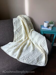 Crocheted Throw Blanket