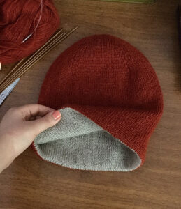 Double Layer Knit Hat Pattern
