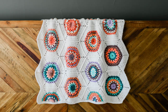 Flower Garden Crochet Blanket
