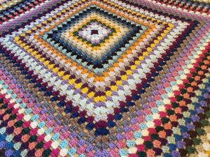 Giant Granny Square Blanket