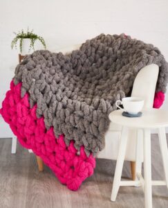 Giant Hand Crochet Blanket