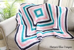 Granny Square Crochet Blanket