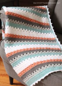 Granny Square Crochet Blanket Pattern