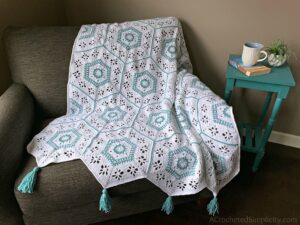 Hexagon Crochet Blanket