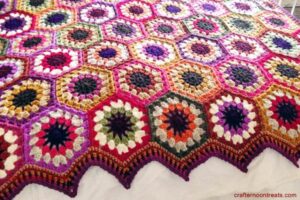 Hexagon Granny Square Blanket Pattern