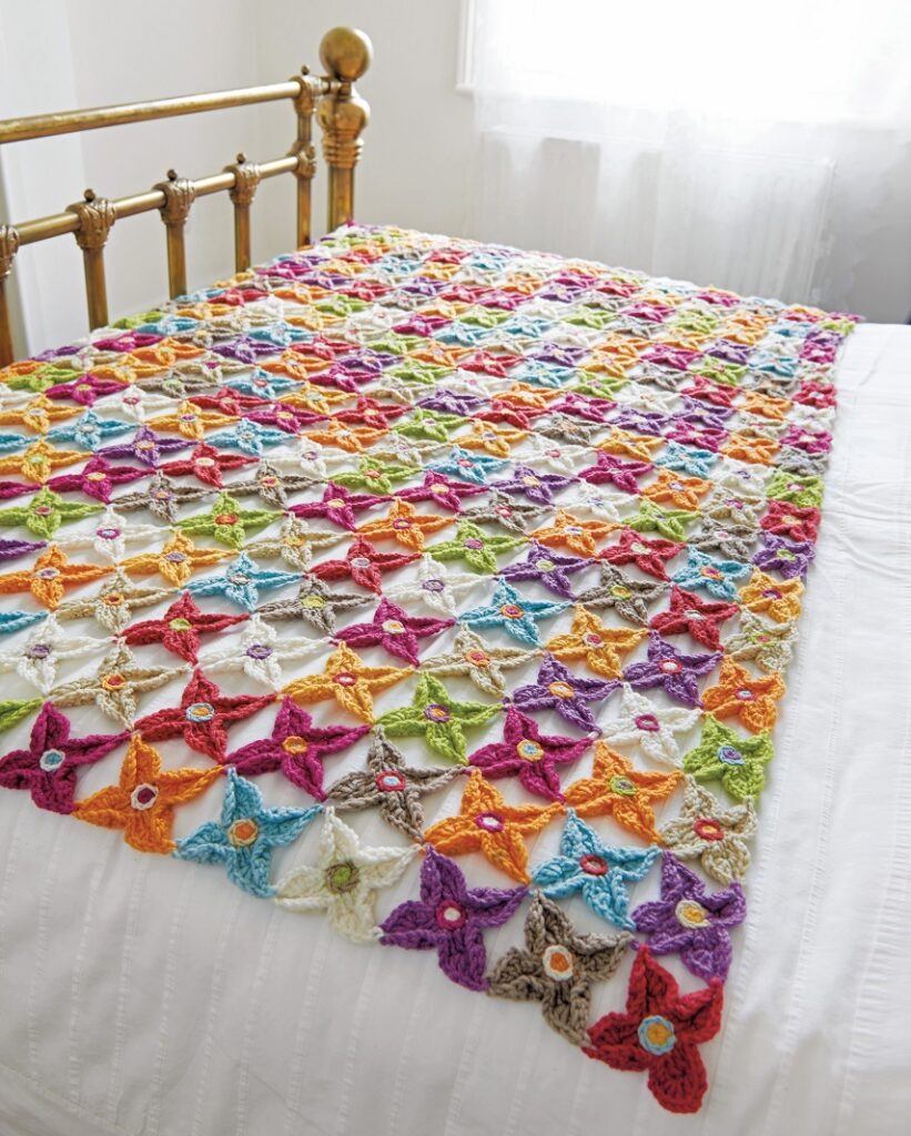 Free Crochet Flower Blanket Patterns