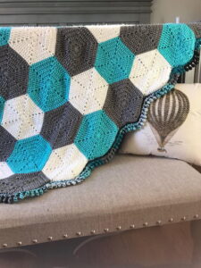 Crochet Hexagon Blanket Pattern