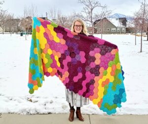 Crocheting a Temperature Blanket