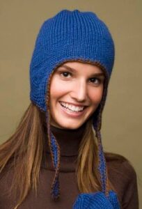 Knitted Earflap Hat Pattern