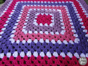 Large Granny Square Blanket