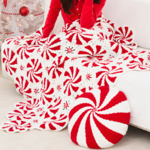 Peppermint Throw Crochet Pattern