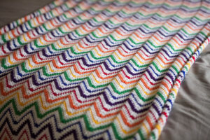 Rainbow Blanket Crochet