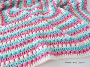 Rainbow Bobble Crochet Blanket Pattern Free
