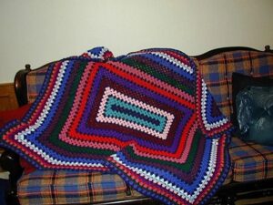 Rectangle Granny Square Blanket