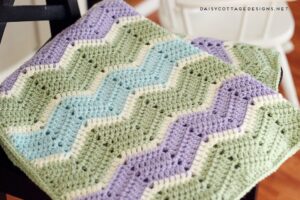 Ripple Crochet Blanket