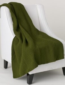 Simple Textured Crochet Blanket