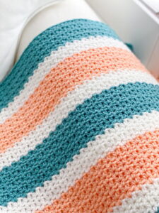 Striped Crochet Blanket