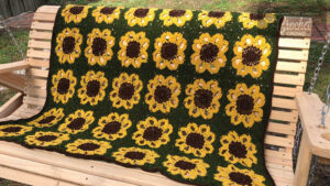 Sunflower Crochet Blanket Pattern