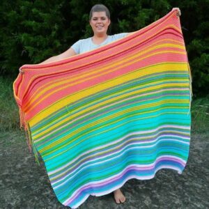 Temperature Crochet Blanket Free Pattern